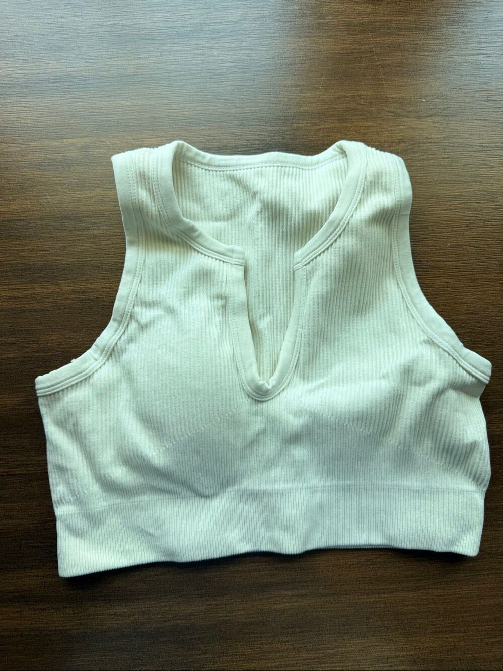 OFFLINE by Aerie Ribbed Seamless Crop Tank Top Sports Bra Medium Athletic Gym